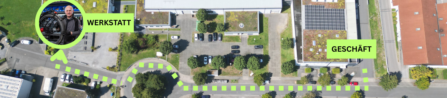 Der Weg zum Service-Center